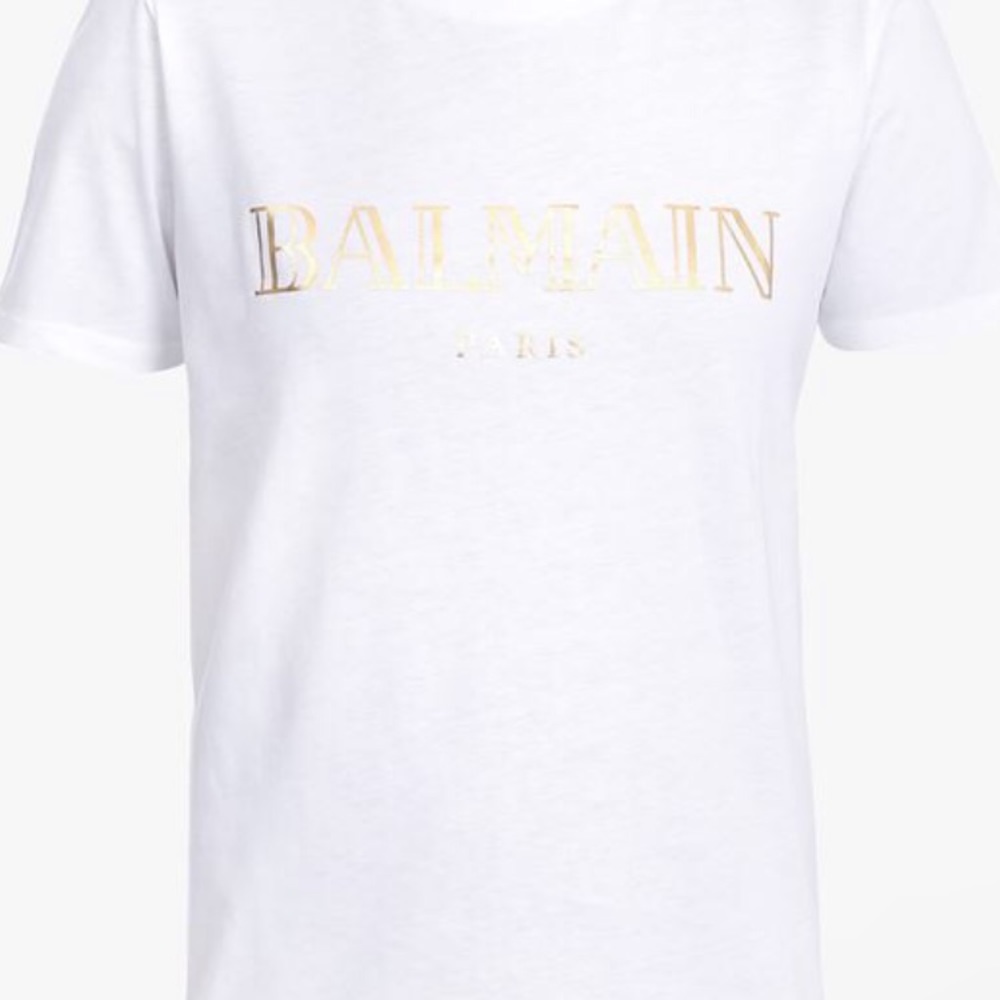 Authentic White Balmain T Women S